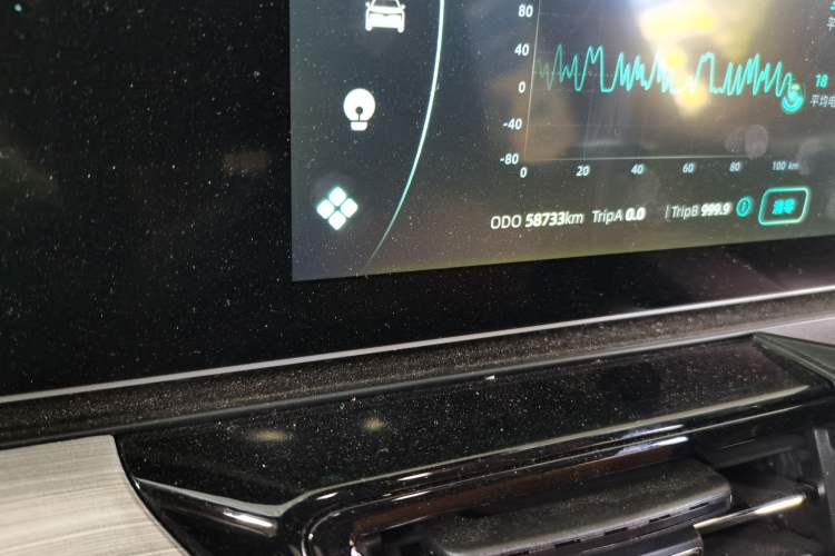 Used WM Motor W6 2021 520km ACE Advanced Intelligence Edition Odometer Close Up