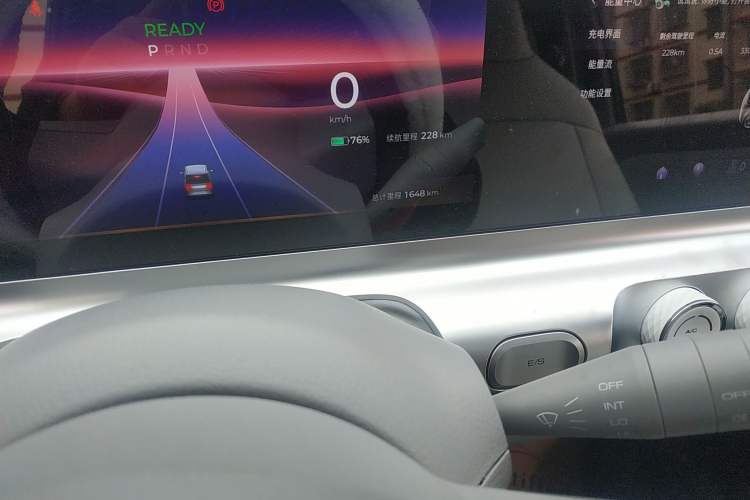 Used Wuling Air ev 2023 - Four Seats - Advanced Edition Odometer Close Up