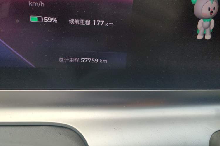 Used Wuling Air ev 2023 - Four Seats - Advanced Edition Odometer Close Up