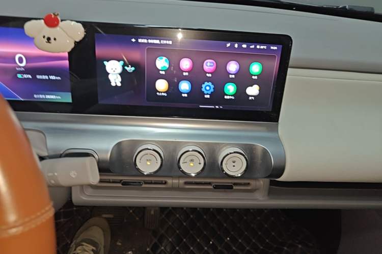 Used Wuling Air ev 2023 - Four Seats - Advanced Edition Audio And AC Panel