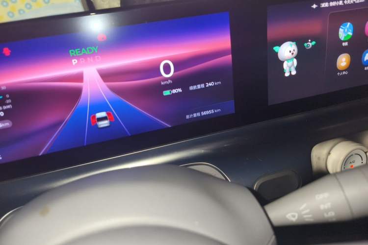 Used Wuling Air ev 2023 – Two-Seater – Advanced Version Odometer Close Up