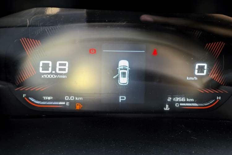 Used Wuling Alvez 2022 1.5L CVT Comfort Edition Odometer Close Up