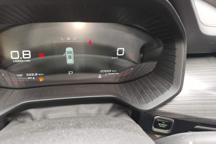 Used Wuling Asta 2021 1.5T CVT Star曜 Edition Odometer Close Up