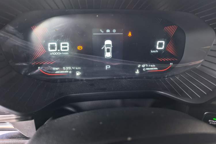 Used Wuling Asta 2021 1.5T CVT Star曜 Edition Odometer Close Up