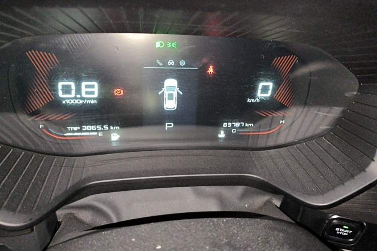 Used Wuling Asta 2021 1.5T CVT Star曜 Edition Odometer Close Up