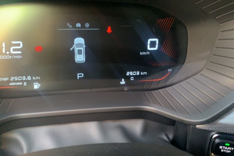 Used Wuling Asta 2021 1.5T CVT Star曜 Edition Odometer Close Up