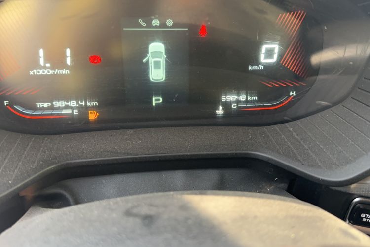 Used Wuling Asta 2021 1.5T CVT Star曜 Edition Odometer Close Up