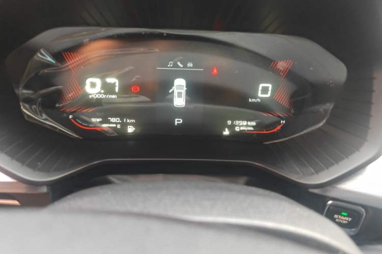 Used Wuling Asta 2021 1.5T CVT Star曜 Edition Odometer Close Up