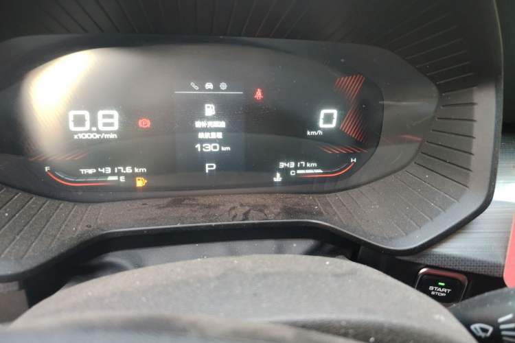 Used Wuling Asta 2021 1.5T CVT Star曜 Edition Odometer Close Up