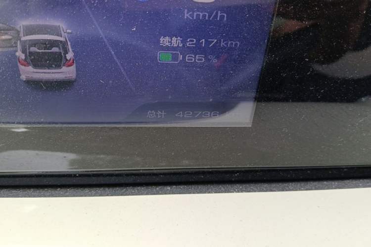 Used Wuling Bingo 2023 333 km Enjoyment Version Odometer Close Up