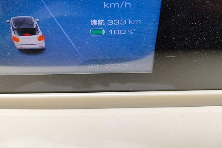 Used Wuling Bingo 2023 333 km Enjoyment Version Odometer Close Up