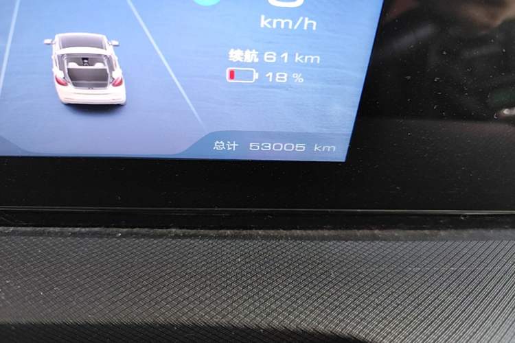 Used Wuling Bingo 2023 333 km Fast-Share Version Odometer Close Up