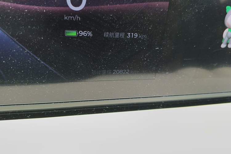 Used Wuling Bingo 2023 333 km Lingxi Connected+ Version Odometer Close Up