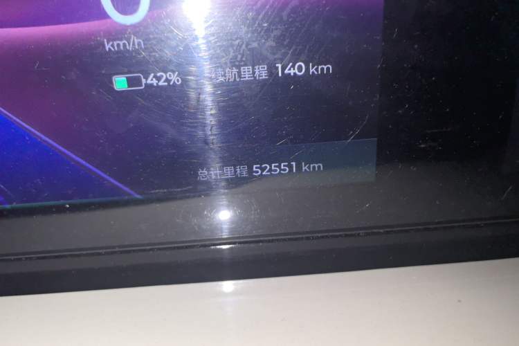 Used Wuling Bingo 2023 333 km Lingxi Connected Version Odometer Close Up