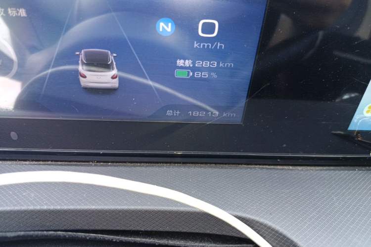 Used Wuling Bingo 2023 333 km Fast-Share Version Odometer Close Up