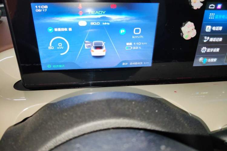Used Wuling Bingo 2023 333km Enjoy+ Version Odometer Close Up