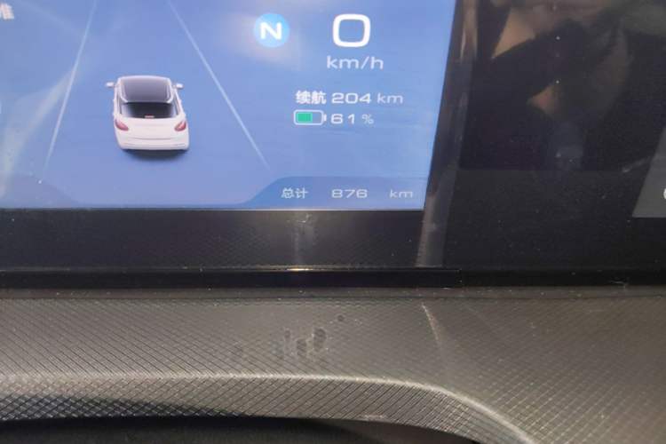Used Wuling Bingo 2023 333 km Fast-Share Version Odometer Close Up