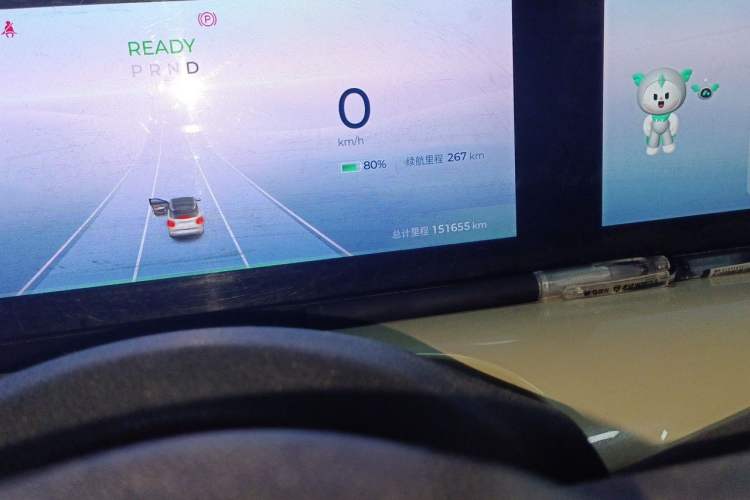 Used Wuling Bingo 2023 333 km Lingxi Connected Version Odometer Close Up