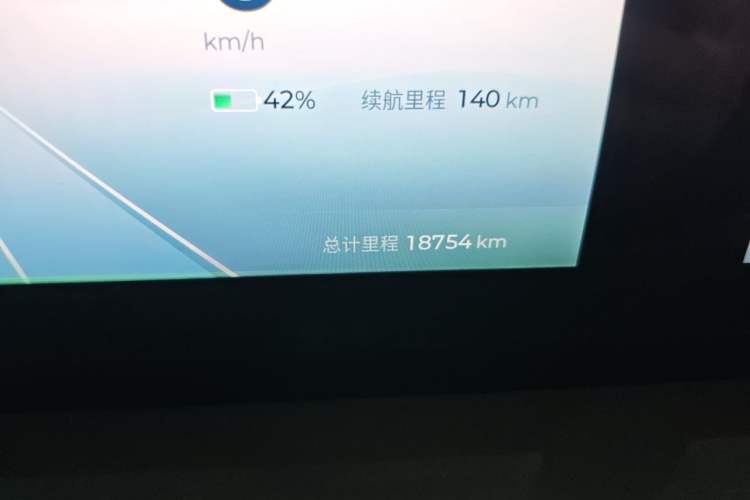 Used Wuling Bingo 2023 333 km Lingxi Connected+ Version Odometer Close Up
