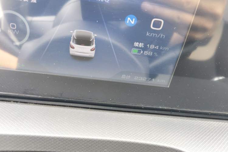Used Wuling Bingo 2023 333 km Fast-Share Version Odometer Close Up
