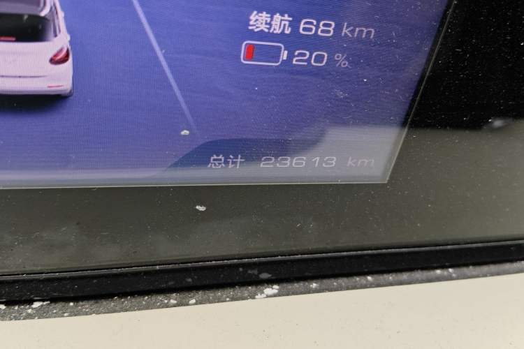Used Wuling Bingo 2024 333 km Enjoyment Version Odometer Close Up