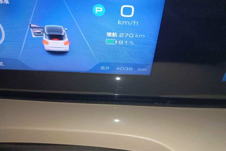 Used Wuling Bingo 2024 333 km Enjoyment Version Odometer Close Up