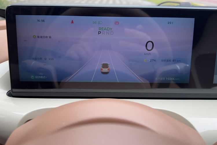 Used Wuling Bingo 2025 333 km Lingxi Deluxe Edition Odometer Close Up
