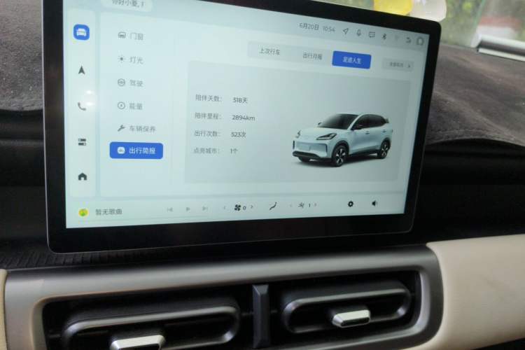 Used Wuling Bingo PLUS 2024 401 km Range 5-Seater Version Audio And AC Panel
