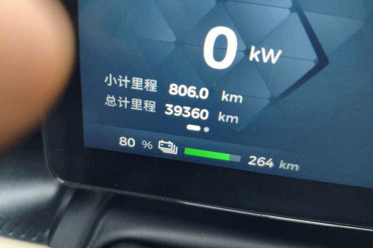 Used Wuling Bingo PLUS 2024 330 km Range Five-Seater Version Odometer Close Up