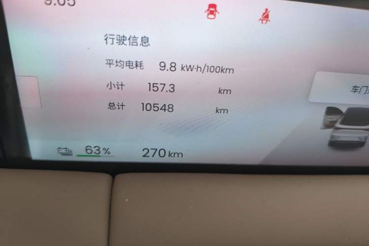 Used Wuling Bingo S 2025 Model 430km Flagship Edition Odometer Close Up