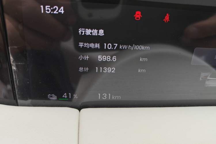 Used Wuling Bingo S 2025 Model 325km Deluxe Edition Odometer Close Up
