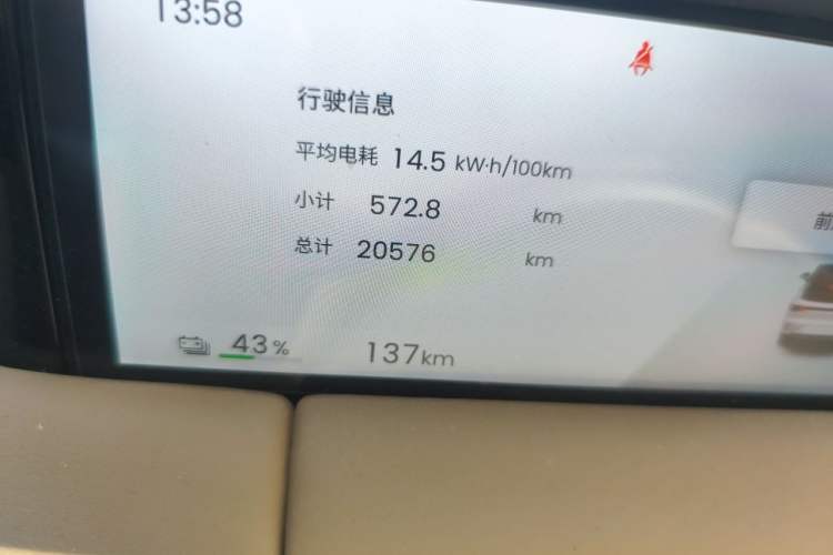 Used Wuling Bingo S 2025 Model 325km Deluxe Edition Odometer Close Up