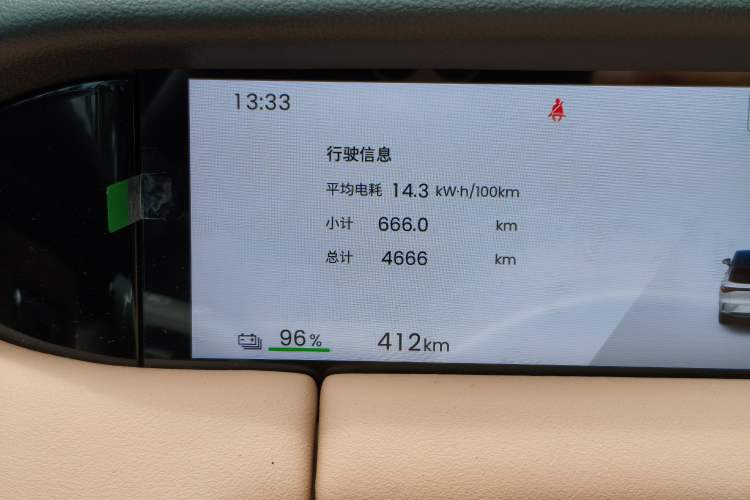 Used Wuling Bingo S 2025 Model 430km Flagship Edition Odometer Close Up
