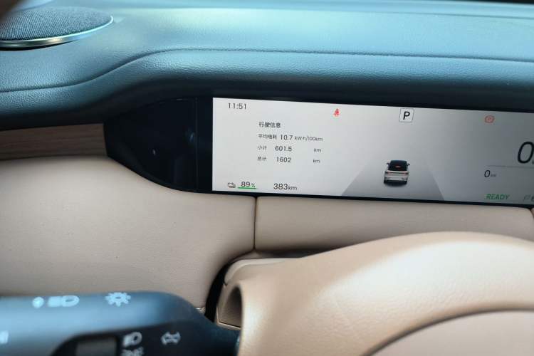 Used Wuling Bingo S 2025 Model 430km Deluxe Edition Odometer Close Up