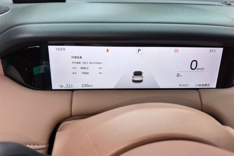 Used Wuling Bingo S 2025 Model 325km Deluxe Edition Odometer Close Up