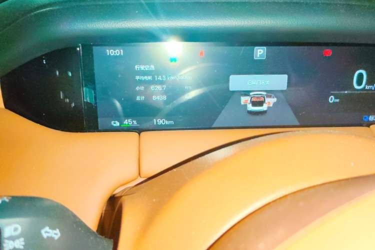 Used Wuling Bingo S 2025 Model 430km Flagship Edition Odometer Close Up