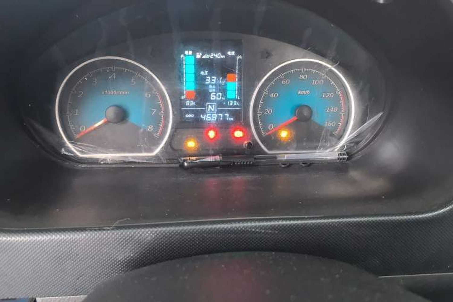 Used Wuling Electric Truck 2021 Cargo Truck Lifan 41.6kWh Inovance 2nd-Generation Electric Control System Instrument Cluster