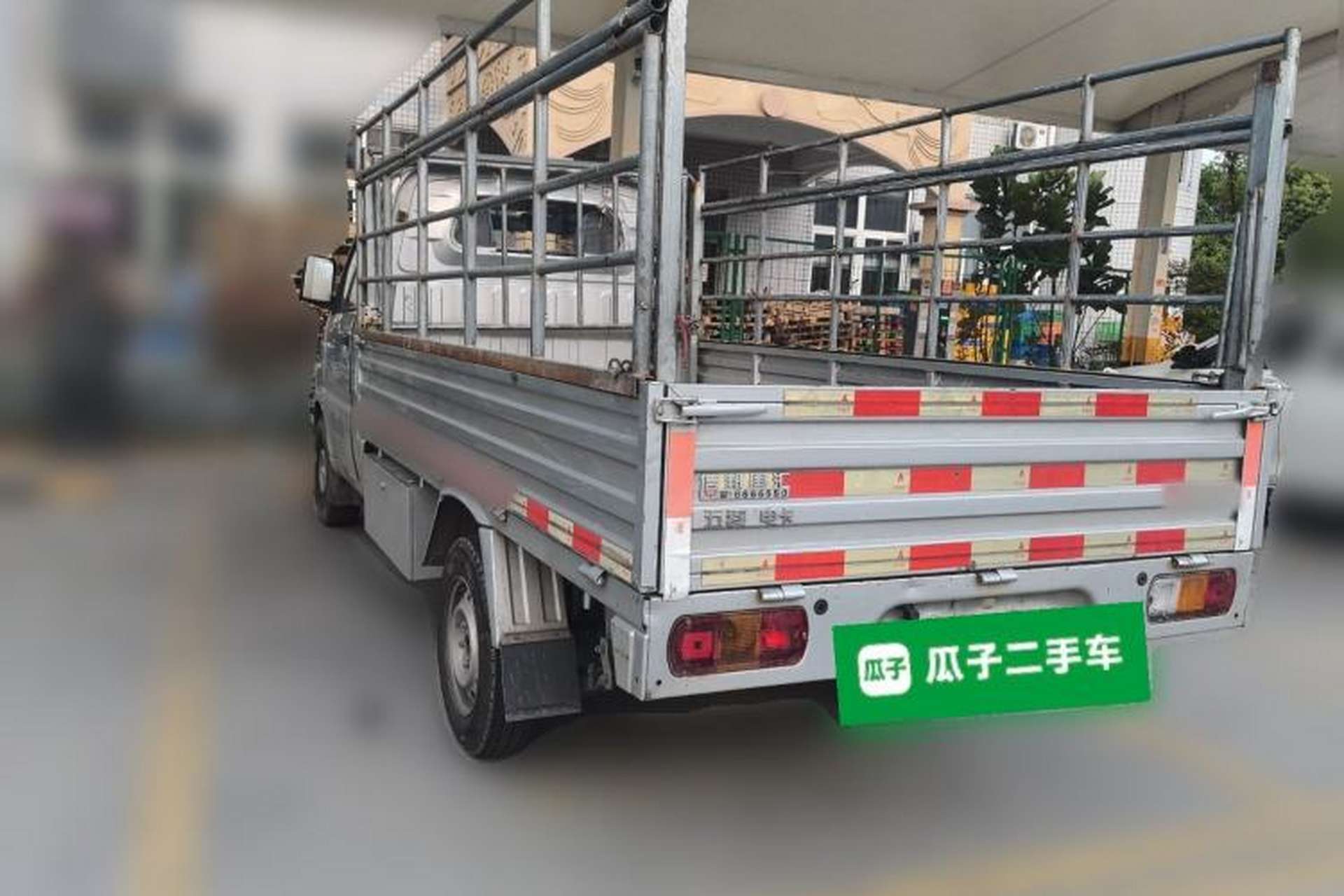 Used Wuling Electric Truck 2021 Cargo Truck Lifan 41.6kWh Inovance 2nd-Generation Electric Control System Rear Left 45 Deg
