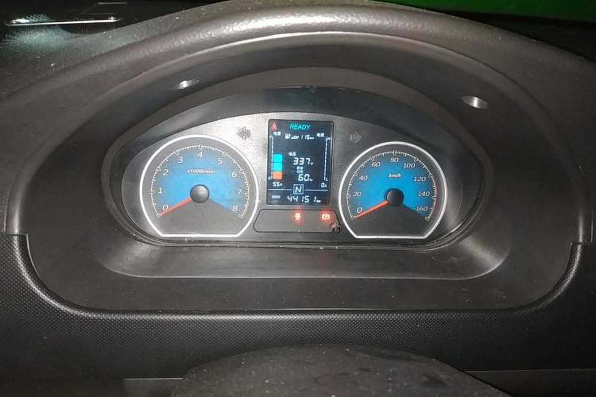Used Wuling Electric Truck 2022 Affordable Model Anchi with 35.904 kWh Odometer Close Up