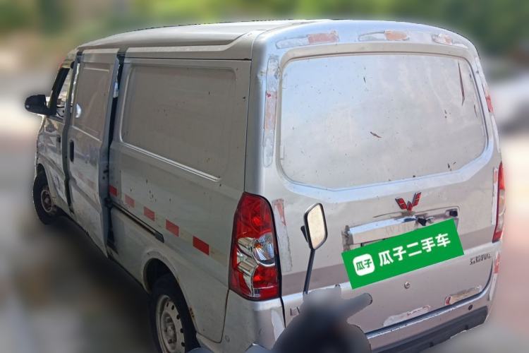 Used Wuling EV50 2020 Pure Electric Van Logistics Vehicle – Penghui Non-Heated Battery Rear Left 45 Deg