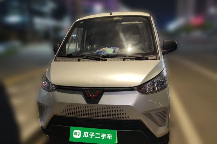 Used Wuling EV50 2020 All-Electric Van Logistics Vehicle with Ningde-Heated Battery Front