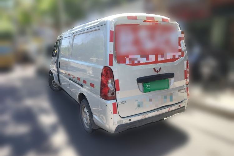 Used Wuling EV50 2020 Pure Electric Van Logistics Vehicle – Penghui Non-Heated Battery Rear Left 45 Deg
