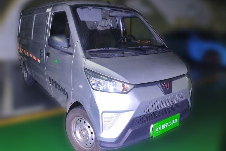 Used Wuling EV50 2021 Van Logistics Vehicle - Huishitong Ningde 41.86 kWh Inovance 2nd-Generation Electric Control System Front Right 45 Deg