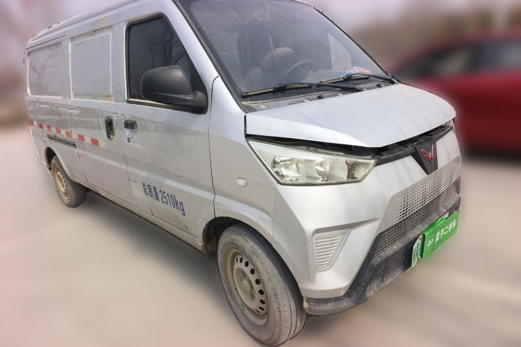Used Wuling EV50 2021 Van Logistics Vehicle - Huishitong Ningde 41.86 kWh Inovance 2nd-Generation Electric Control System Front Right 45 Deg