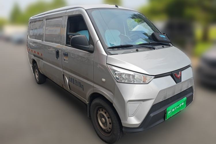 Used Wuling EV50 2021 Van Logistics Vehicle - Huishitong Ningde 41.86 kWh Inovance 2nd-Generation Electric Control System Front Right 45 Deg