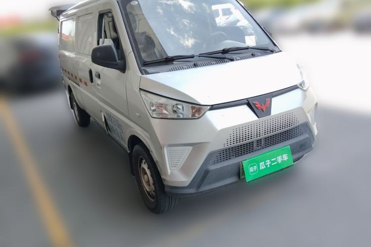 Used Wuling EV50 2021 Van Logistics Vehicle - Huishitong Penghui 43.2kWh Inovance 2nd-Generation Electric Control System Front Right 45 Deg