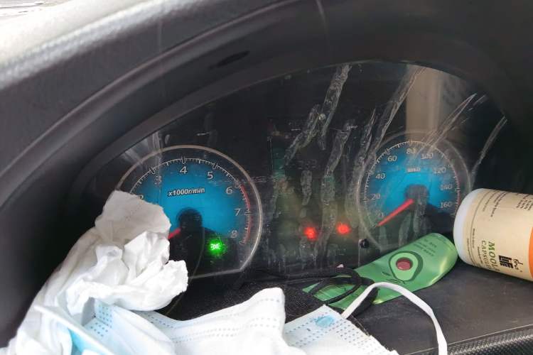Used Wuling EV50 2021 Box-Type Logistics Vehicle Bocreat Ningde 41.86 kWh Liugong Electric Control System Instrument Cluster
