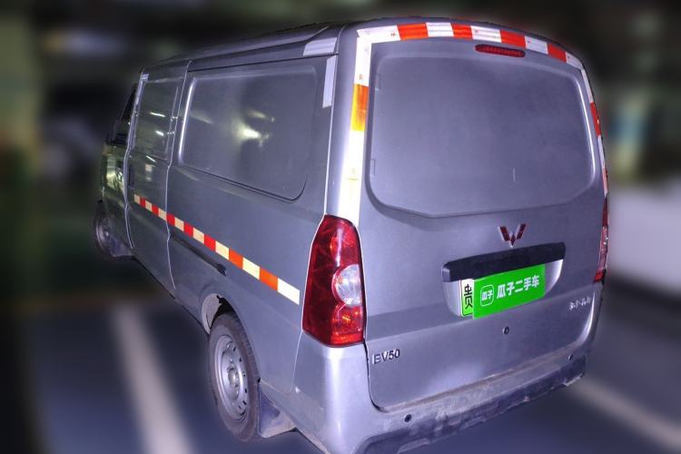 Used Wuling EV50 2021 Van Logistics Vehicle - Huishitong Ningde 41.86 kWh Inovance 2nd-Generation Electric Control System Rear Left 45 Deg