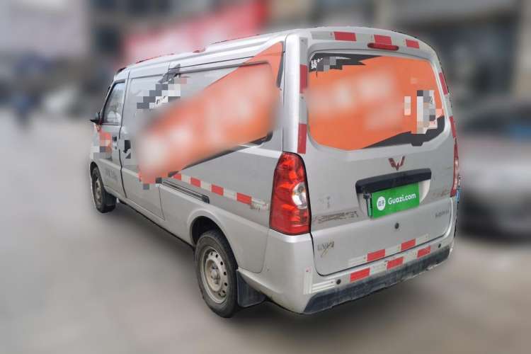 Used Wuling EV50 2021 Van Logistics Vehicle Lishen 41.6kWh Tongyu Electric Control System Rear Left 45 Deg