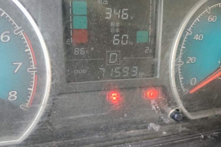 Used Wuling EV50 2022 Edition Premium Model – Guoxuan 40.55 kWh Odometer Close Up